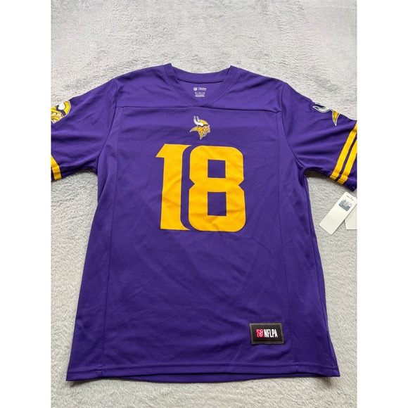 NFL Team Apparel Other - Minnesota Vikings Justin Jefferson 18 Jersey NFL Players Purple Mens Medium